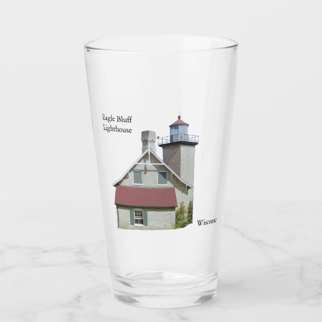 Eagle Bluff Lighthouse glass Glas (Vorderseite)