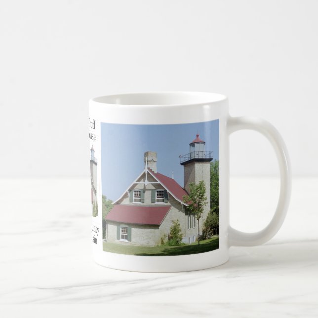 Eagle Bluff Lighthouse Tasse (Rechts)