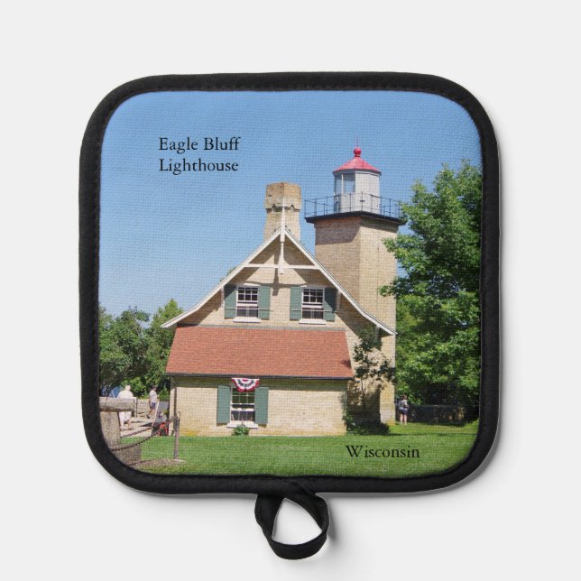 Eagle Bluff Lighthouse Topfhalter Topflappen (Vorderseite)