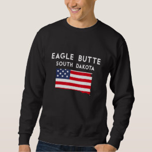 Eagle Butte South Dakota USA Staat America Travel Sweatshirt