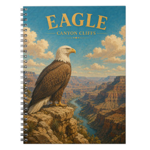 Eagle Canyon Cliffs Watercolor GeoSaga Notizblock