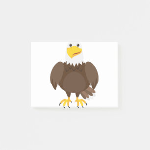 Eagle Cartoon Post-it Klebezettel
