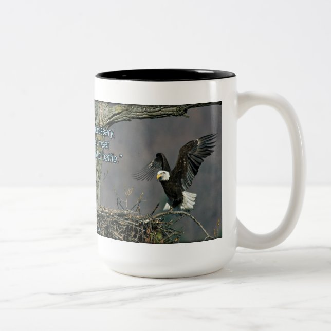 Eagle chauve - soyez plus aimable que la tasse (Droit)