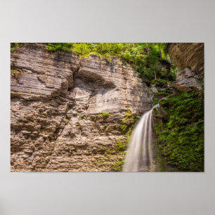 Eagle Cliff Falls, Havana Glen, New York Poster