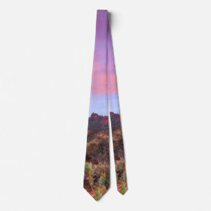 Eagle Crags Utah Sunset Landschaft Krawatte