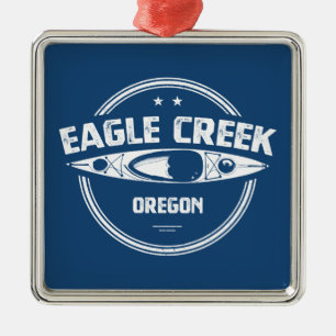 Eagle Creek Oregon Kayaking Ornament Aus Metall