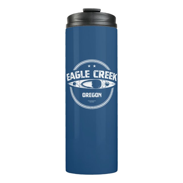 Eagle Creek Oregon Kayaking Thermosbecher (Vorderseite)