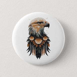 Eagle Design Button