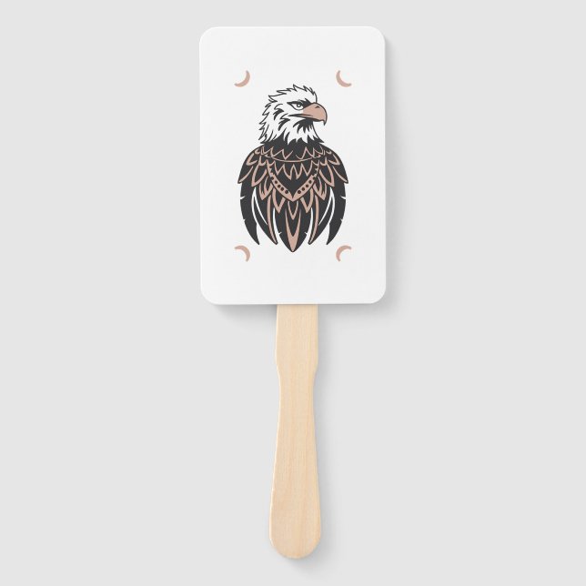Eagle Design Vector 3 Farben Fächer (Vorderseite)
