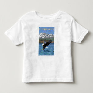 Eagle DivingSouth Dakota Kleinkind T-shirt