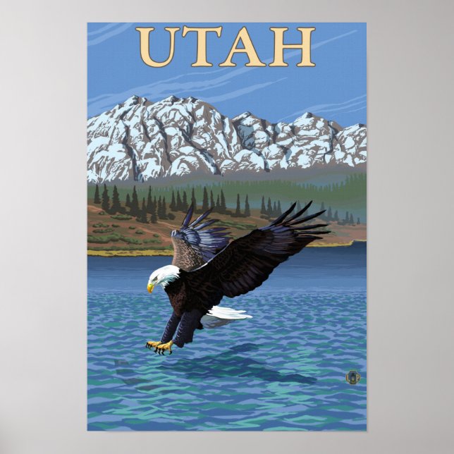Eagle DivingUtah Poster (Vorne)