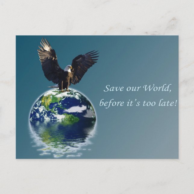 Eagle Earth Day Series Postkarte (Vorderseite)