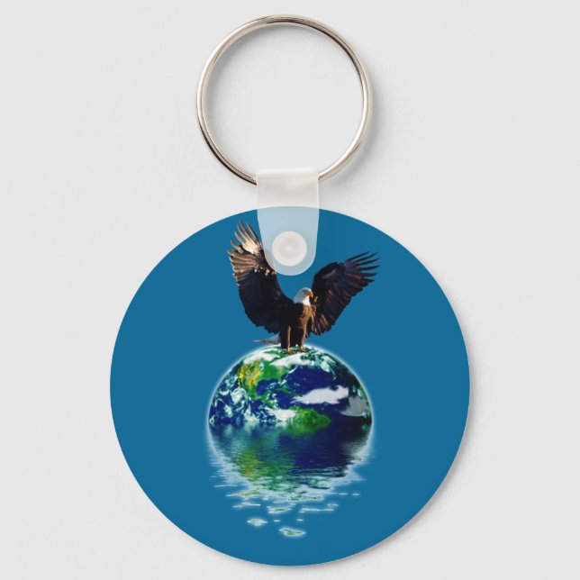 Eagle Earth Day Series Schlüsselanhänger (Vorderseite)