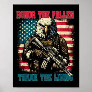 Eagle ehrt die gefallenen Menschen zum Living Memo Poster