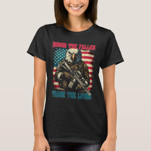 Eagle ehrt die gefallenen Menschen zum Living Memo T-Shirt