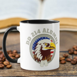 Eagle Emblem USA Flag | DD 214 Alumni Tasse