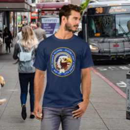 Eagle Emblem USA Flag | DD 214 Luftwaffe Alumni T-Shirt