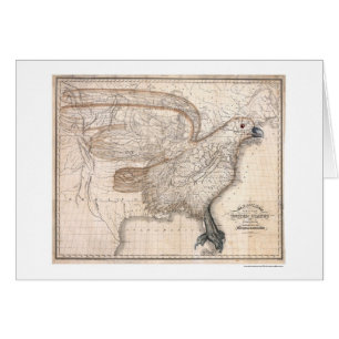 Eagle Etats-Unis tracent 1832