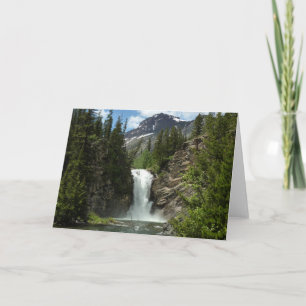 Eagle Falls im Glacier National Park Karte