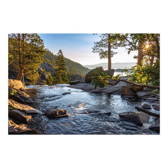 Eagle Falls Lake Tahoe Sunrise Photo Imprimer (Devant)