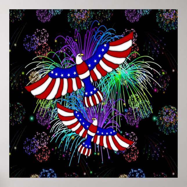 Eagle Fireworks Poster (Vorne)