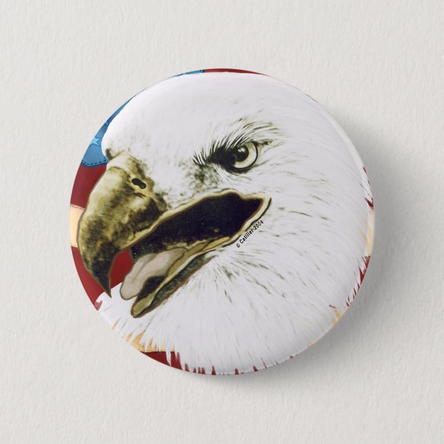 Eagle Flag Button (Vorderseite)