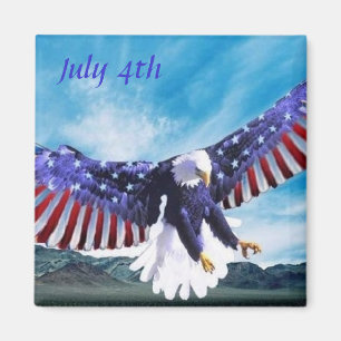 Eagle-Flaggen-Magnet Magnet