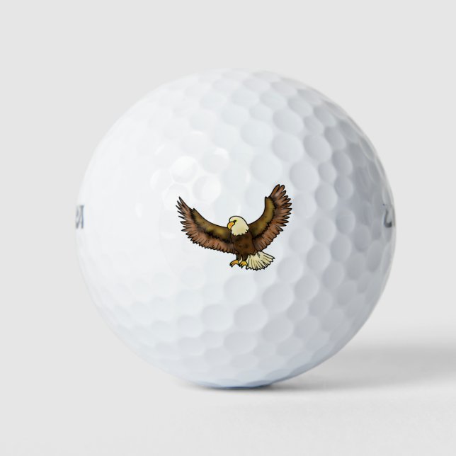 Eagle-Fliege Golfball (Vorderseite)