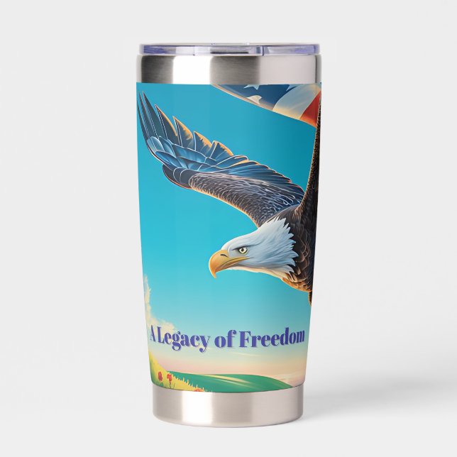 Eagle Flight Flag 1776-2026 Quarter-Millennium USA Thermobecher (Vorderseite)