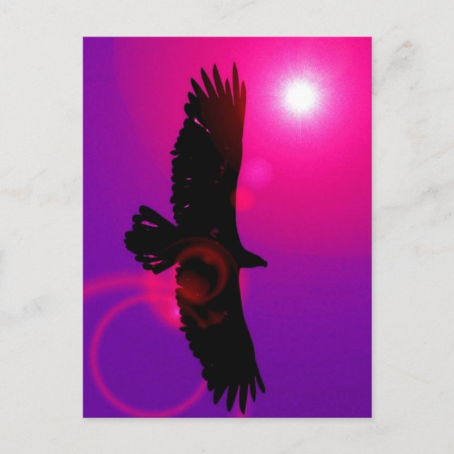 Eagle-Flügel Postkarte (Vorderseite)