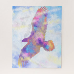 Eagle Flying - The Watercolor Art Collection