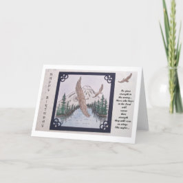 Eagle-Geburtstags-Karte Karte