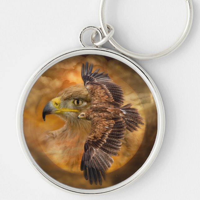 Eagle-Geist des Wind-Schlüsselanhängers Schlüsselanhänger (Vorne)