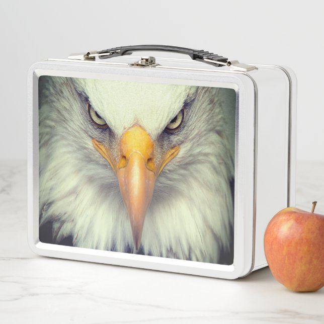 Eagle-Gesicht Metall Brotdose (Beispiel)