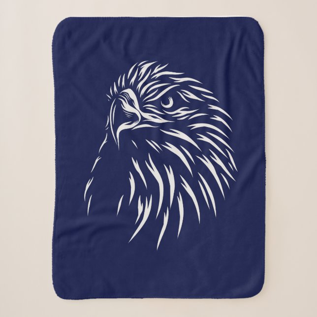 Eagle-Gesichtsdesign Sherpadecke (Vorderseite)
