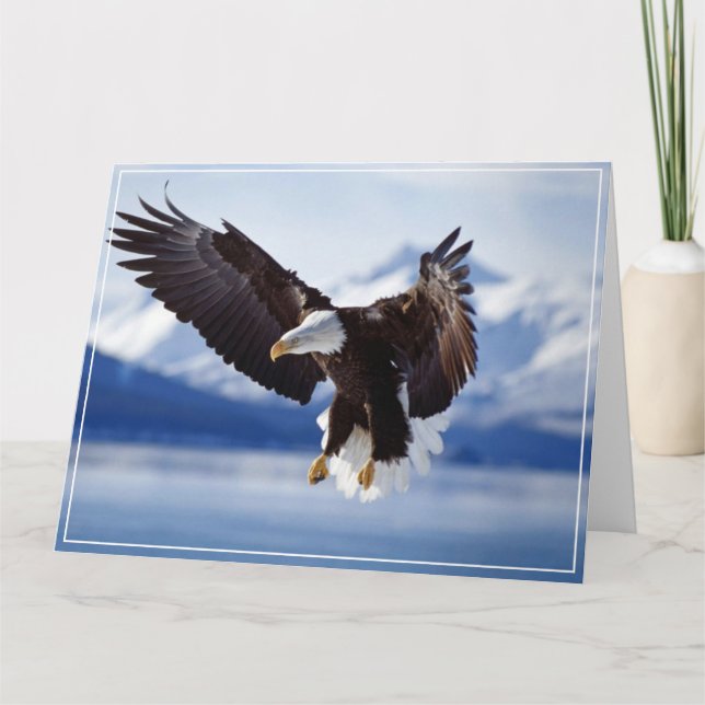 Eagle Grußkarte Karte (Vorderseite)
