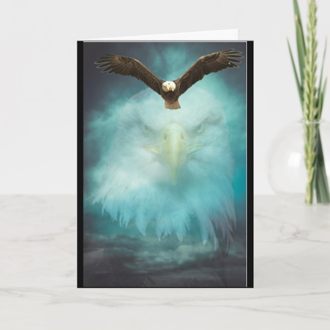 Eagle Happy Birthday Son Karte (Vorderseite)