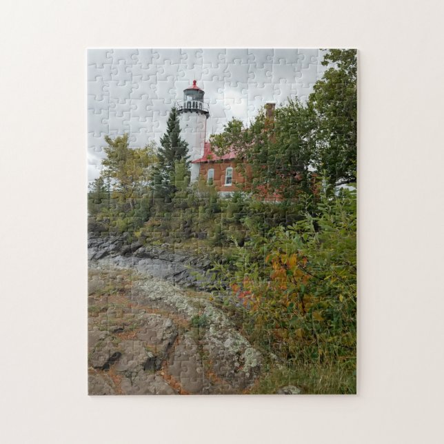 Eagle Harbor Lighthouse on Lake Superior (Vertikal)