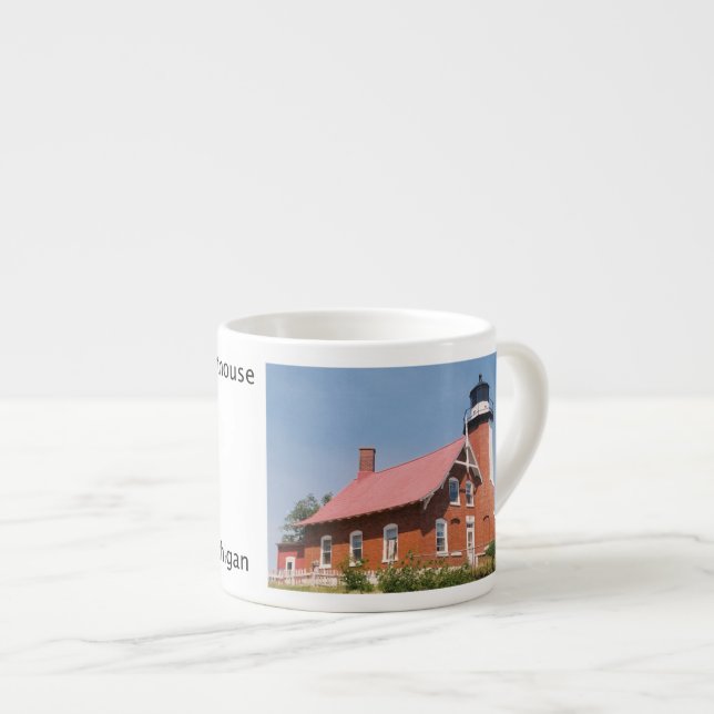 Eagle Harbour Lighthouse Espresso Tasse (Vorderseite Rechts)