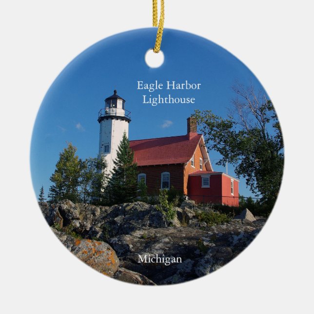 Eagle Harbour Lighthouse Ornament (Vorne)