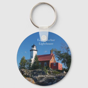 Eagle Harbour Lighthouse Schlüsselkette Schlüsselanhänger