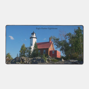 Eagle Harbour Lighthouse Schreibtischmatte