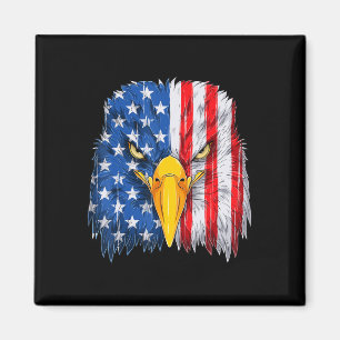 Eagle Head American Flag Patriotic 4. Juli 1999 Magnet