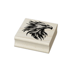 Eagle Head Rubber Briefmarke Gummistempel