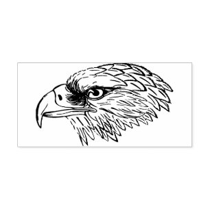 Eagle Head Rubber Briefmarke Gummistempel