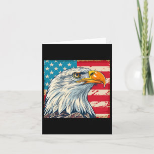 Eagle Head US Flagge Karte
