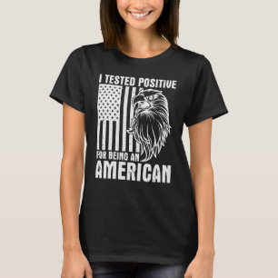 Eagle ich getestet Position für ein amerikanischer T-Shirt