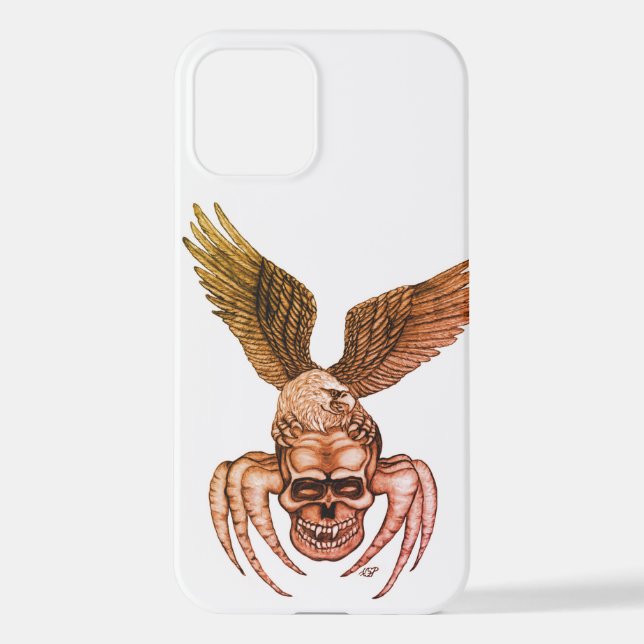 Eagle iPhone 12 Hülle (Rückseite)