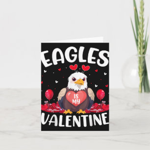 Eagle ist meine Valentinische Liebe Herz Eagle Bir Karte