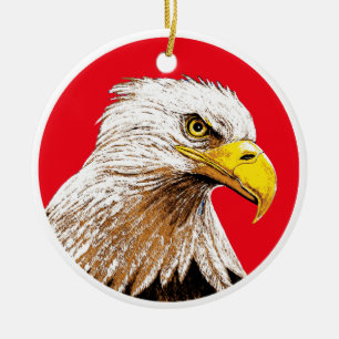 Eagle Keramik Ornament